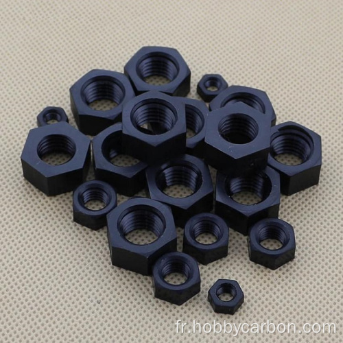 Écrou hexagonal de verrouillage à insert en nylon personnalisé en acier inoxydable